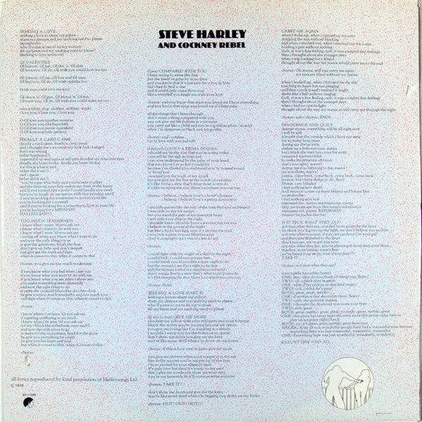 Steve Harley And Cockney Rebel* : Love's A Prima Donna (LP, Album)