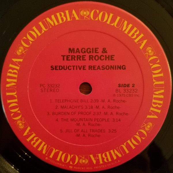 Maggie Roche & Terre Roche : Seductive Reasoning (LP, Album, RE)