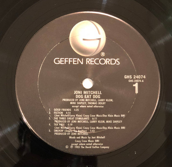 Joni Mitchell : Dog Eat Dog (LP, Album, Club, Gat)