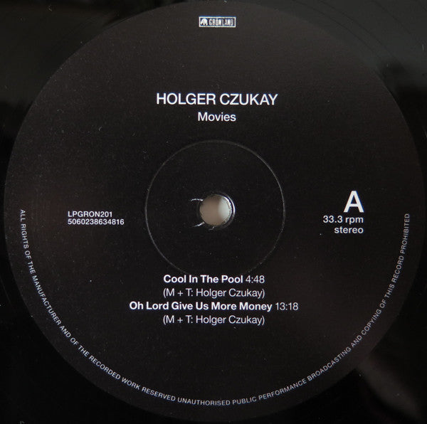 Holger Czukay : Movies (LP, Album, RE)