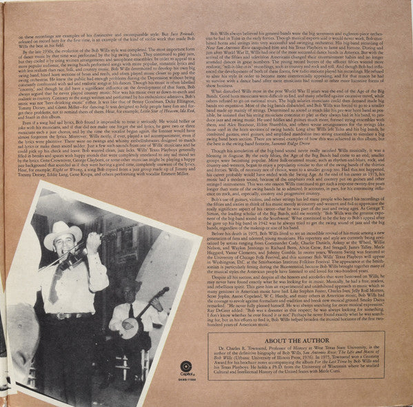 Bob Wills & His Texas Playboys : In Concert (2xLP, Album, Jac)