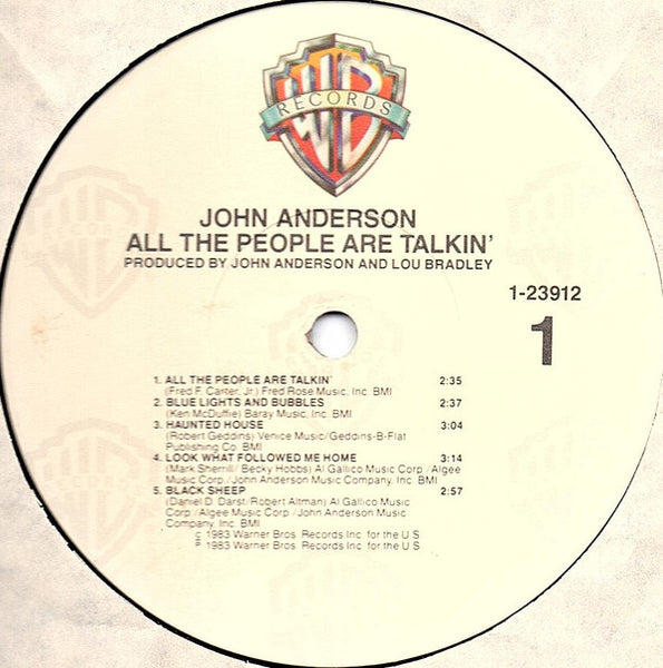 John Anderson (3) : All The People Are Talkin' (LP, Album, Jac)