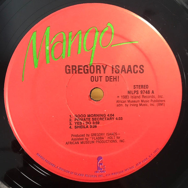 Gregory Isaacs : Out Deh! (LP, Album)