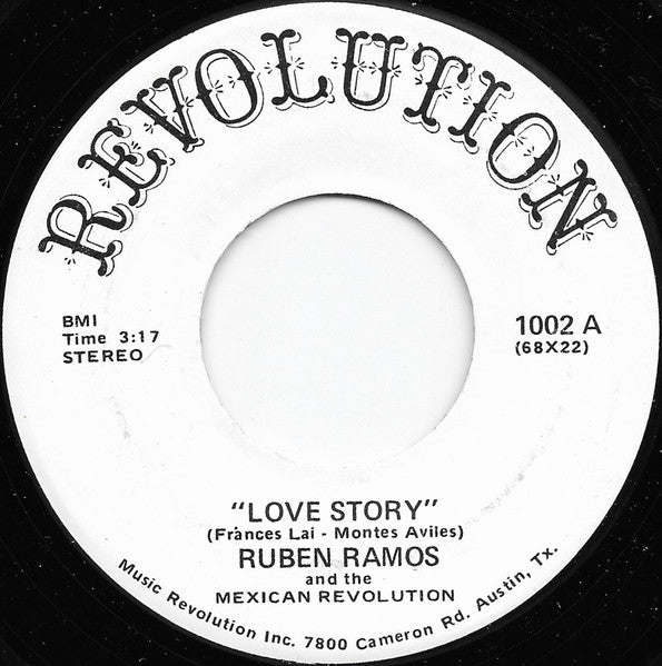 Ruben Ramos And The Mexican Revolution : Love Story / Soy Tuyo (7", Single)