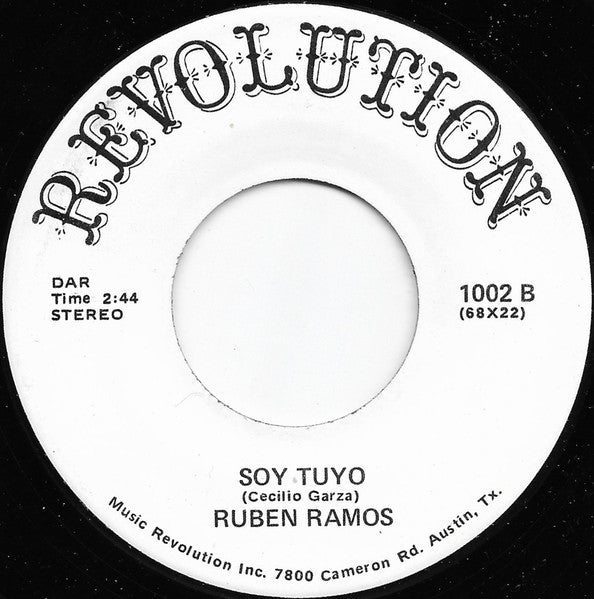 Ruben Ramos And The Mexican Revolution : Love Story / Soy Tuyo (7", Single)