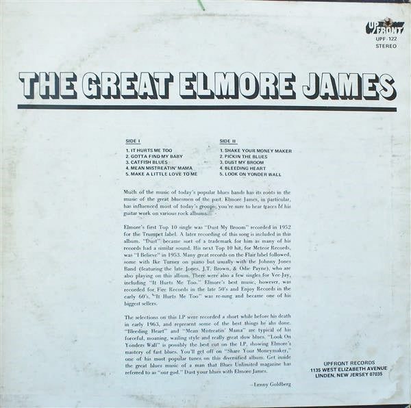 Elmore James : The Great Elmore James (LP, Comp)