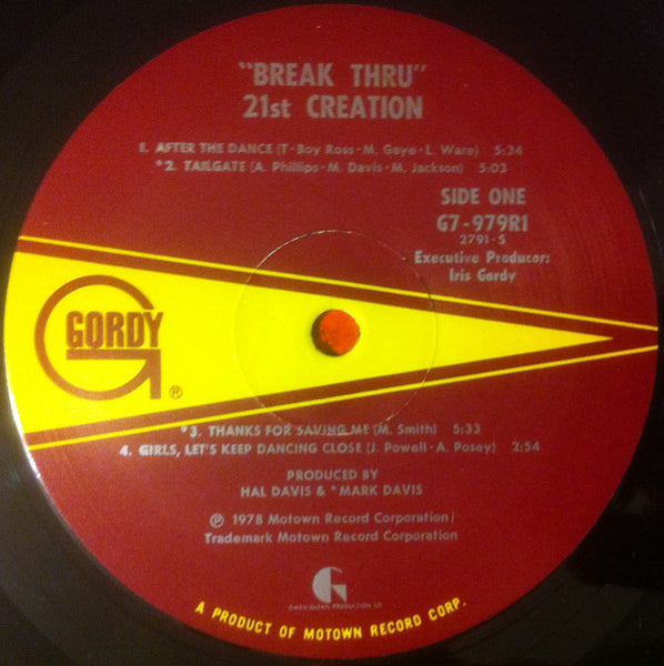 21st Creation : Break Thru (LP, Album)