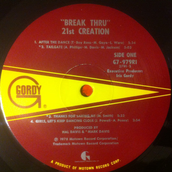 21st Creation : Break Thru (LP, Album)