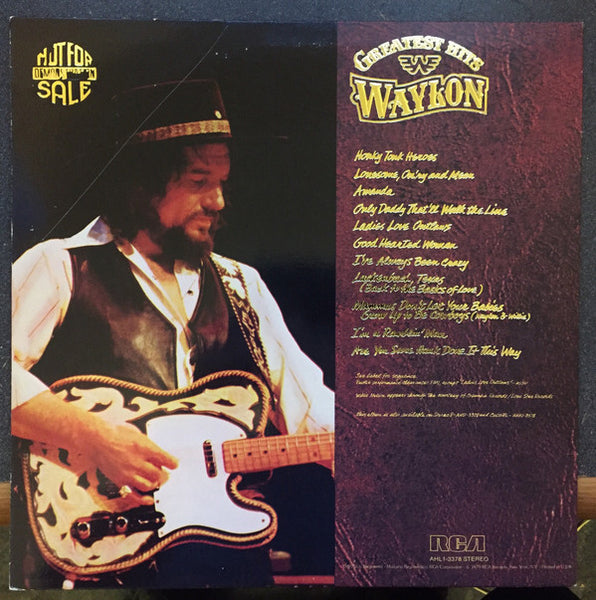 Waylon* : Greatest Hits (LP, Comp, Ran)