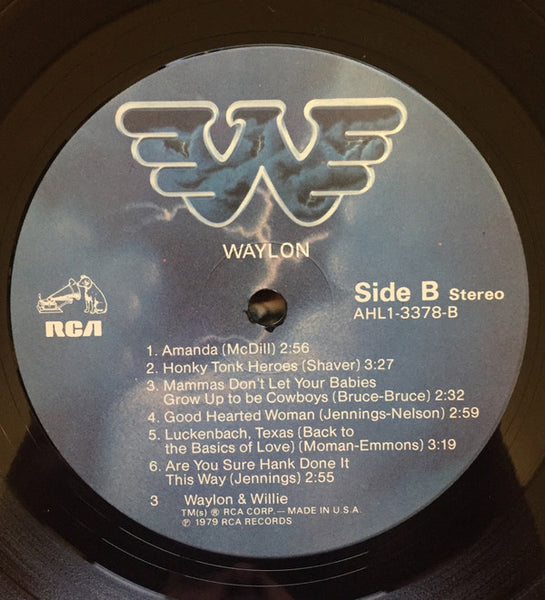 Waylon* : Greatest Hits (LP, Comp, Ran)