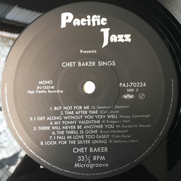 Chet Baker : Chet Baker Sings (LP, Album, Mono, RE)