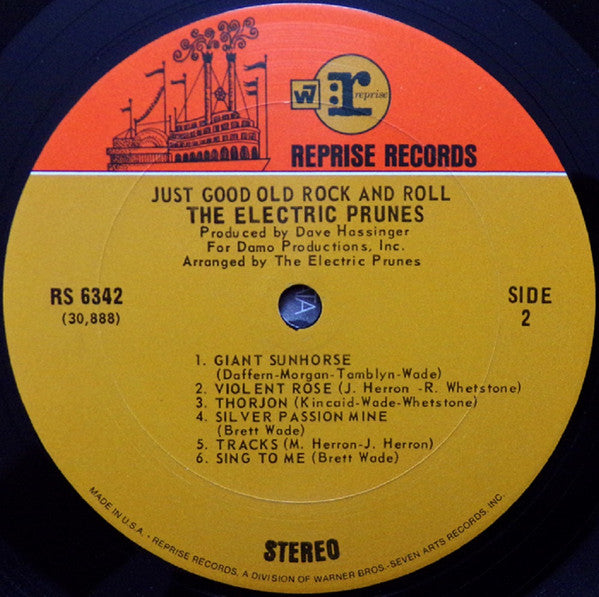 The Electric Prunes : Just Good Old Rock And Roll (LP, Album)