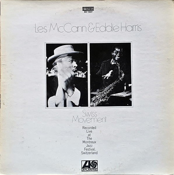 Les McCann & Eddie Harris : Swiss Movement (LP, Album, RE, Mon)