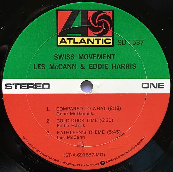 Les McCann & Eddie Harris : Swiss Movement (LP, Album, RE, Mon)