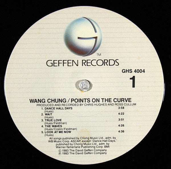 Wang Chung : Points On The Curve (LP, Album, Jac)