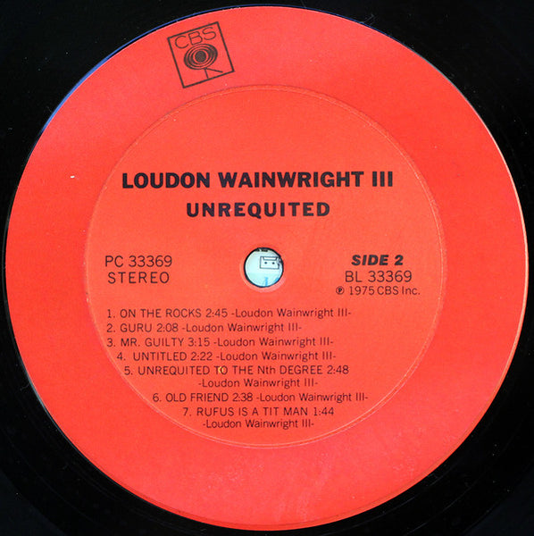 Loudon Wainwright III : Unrequited (LP, Album)