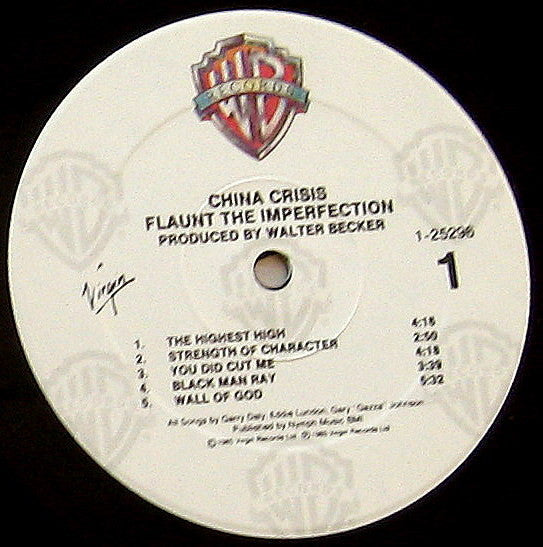 China Crisis : Flaunt The Imperfection (LP, Album, Spe)