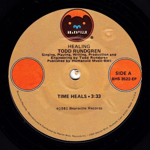 Todd Rundgren : Healing (LP, Album + 7", EP, S/Edition)