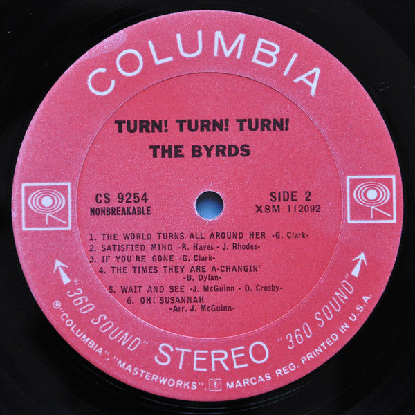 The Byrds : Turn! Turn! Turn! (LP, Album)