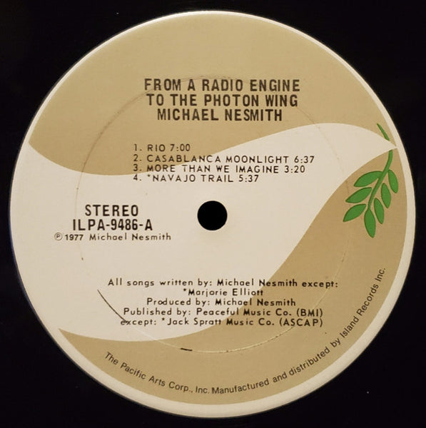 Michael Nesmith : From A Radio Engine To The Photon Wing (LP, Album, Ter)