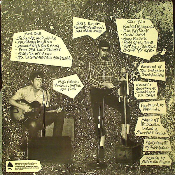 Mojo Nixon And Skid Roper* : Mojo Nixon And Skid Roper (LP, Album)