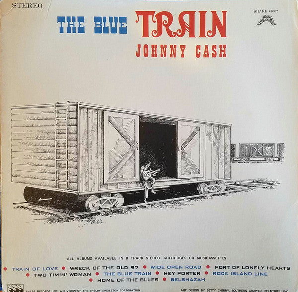 Johnny Cash : The Blue Train (LP, Comp)