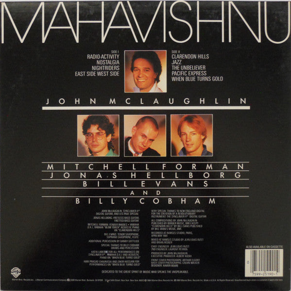 Mahavishnu* : Mahavishnu (LP, Album, All)