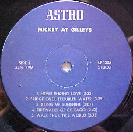 Mickey Gilley : Mickey At Gilley's (LP)