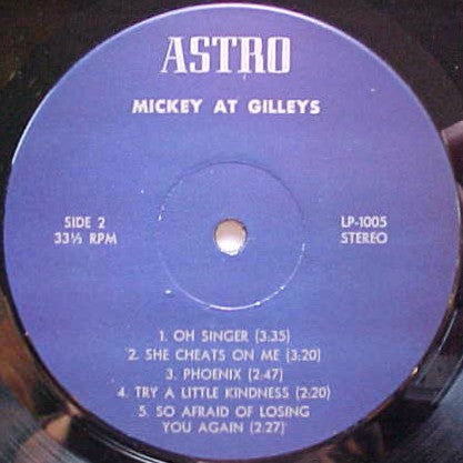 Mickey Gilley : Mickey At Gilley's (LP)