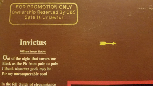 David Allan Coe : Invictus (Means) Unconquered (LP, Album, Ter)