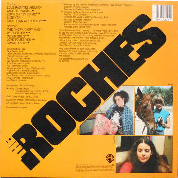 The Roches : Another World (LP, Album, All)