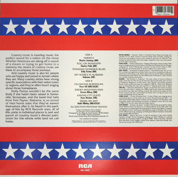 Various : Star Spangled Country (LP)