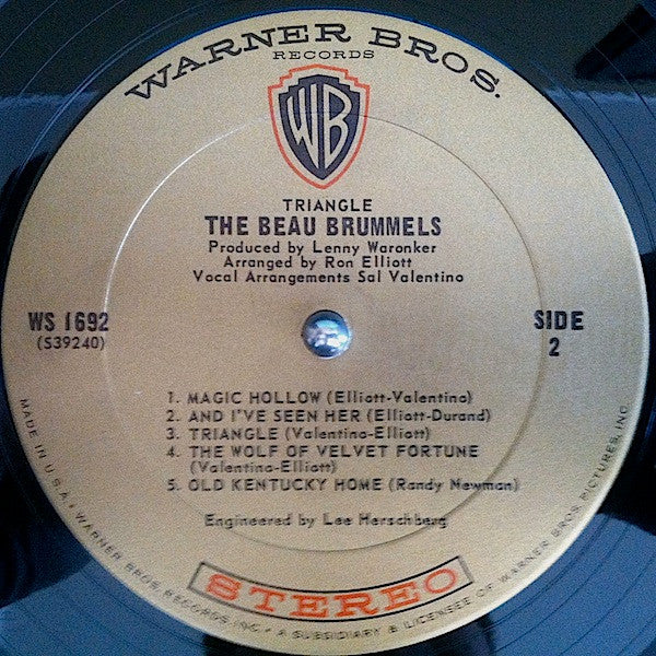 The Beau Brummels : Triangle (LP, Album, San)