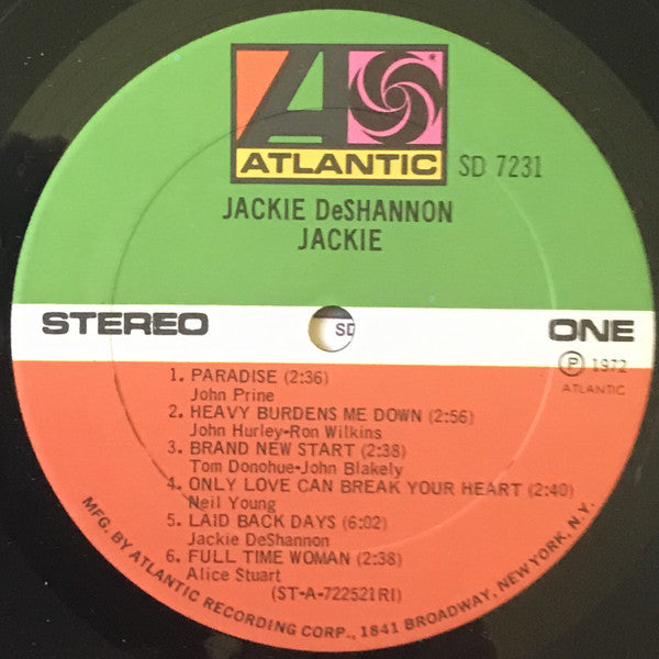 Jackie DeShannon : Jackie (LP, Album, PRC)