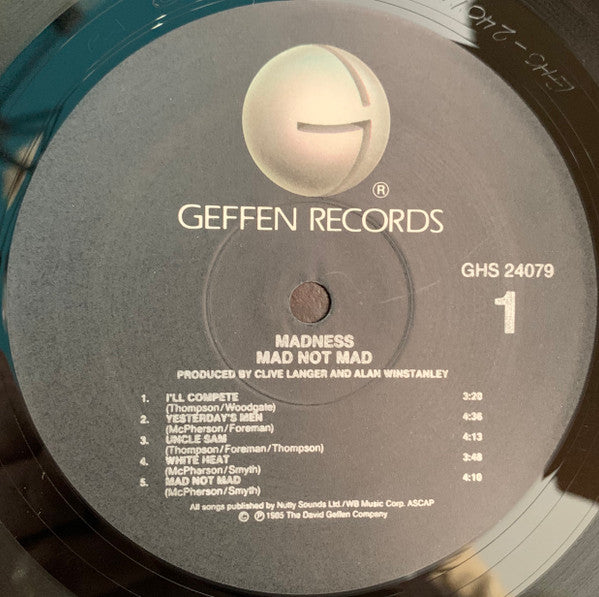 Madness : Mad Not Mad (LP, Album, SRC)