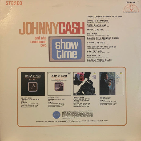 Johnny Cash & The Tennessee Two : Showtime (LP, Comp)