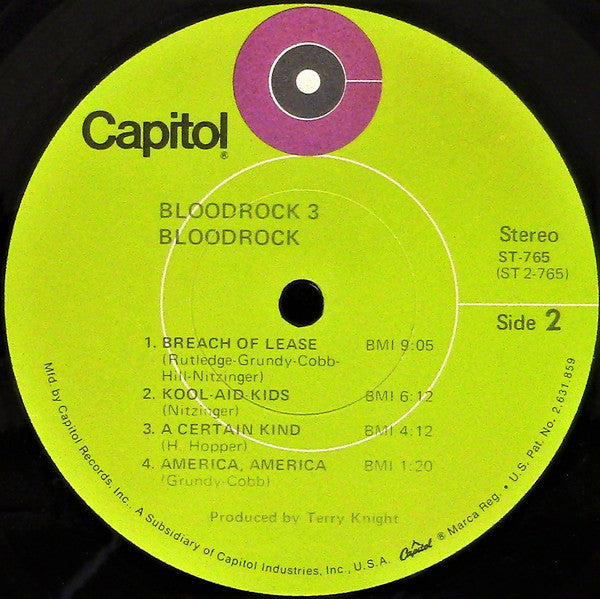 Bloodrock : Bloodrock 3 (LP, Album, Jac)