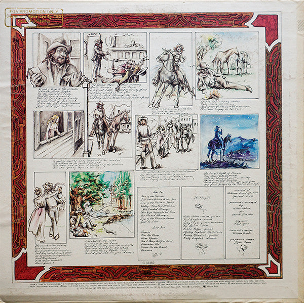 Willie Nelson : Red Headed Stranger (LP, Album, Pit)