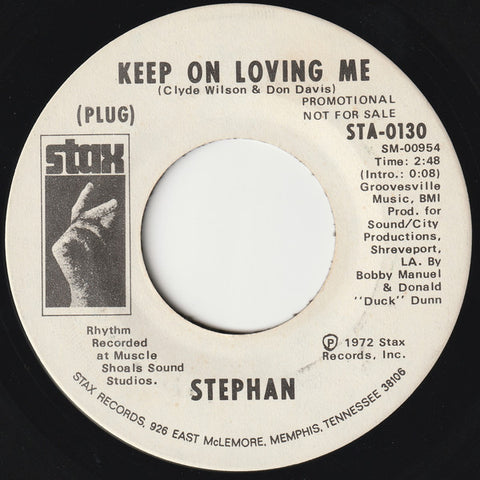 Stefan (7) : Keep On Loving Me (7", Promo, ARP)