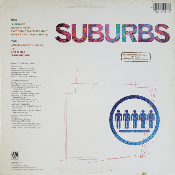 The Suburbs : Suburbs (LP, Album, Ele)