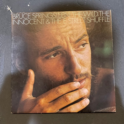 Bruce Springsteen : The Wild, The Innocent & The E Street Shuffle (LP, Album, RE, Pit)