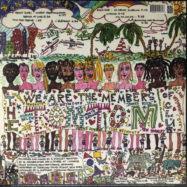 Tom Tom Club : Tom Tom Club (LP, Album, Ltd, RE, Yel)