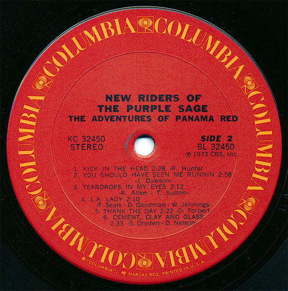 New Riders Of The Purple Sage : The Adventures Of Panama Red (LP, Album, Ter)