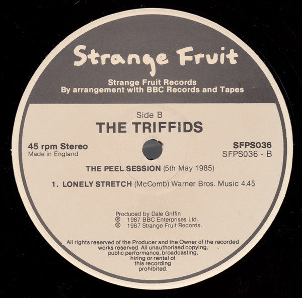 The Triffids : The Peel Sessions (12", Ltd)