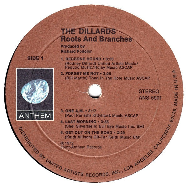 The Dillards : Roots And Branches (LP, Album, Ter)