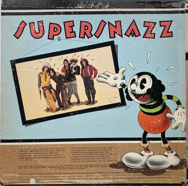 The Flamin' Groovies : Supersnazz (LP, Album, Ter)