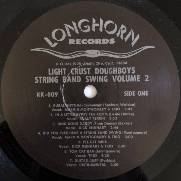 The Light Crust Doughboys : String Band Swing Volume 2 (LP, Comp)