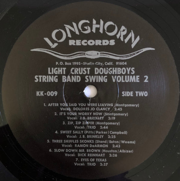 The Light Crust Doughboys : String Band Swing Volume 2 (LP, Comp)