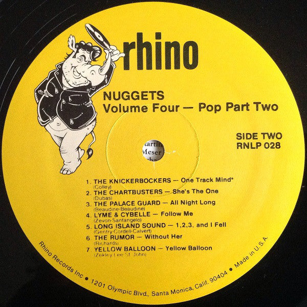 Various : Nuggets Volume Four: Pop Part Two (LP, Comp)