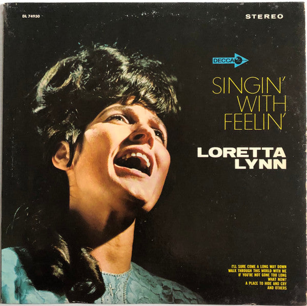 Loretta Lynn : Singin' With Feelin' (LP, Album, Pin)